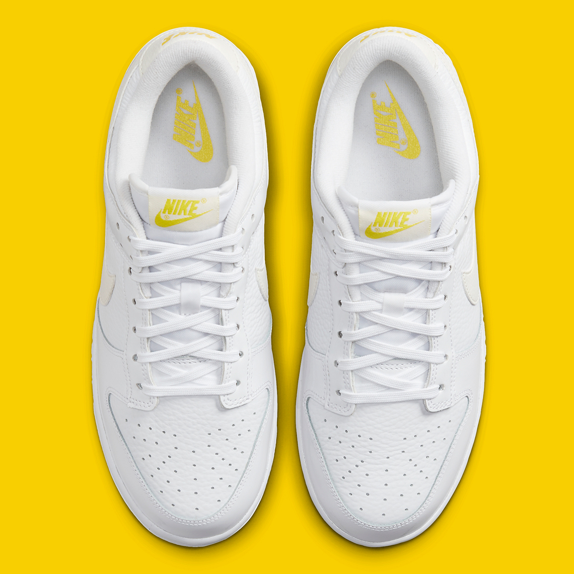 Nike Dunk Low White Yellow Heart FD0803-100 | SneakerNews.com