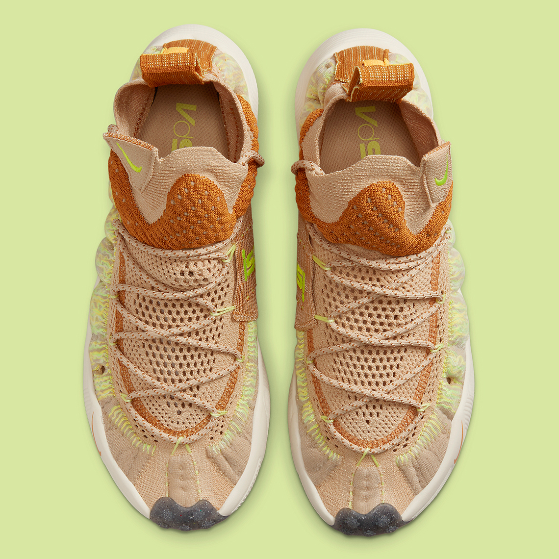 nike grey ispa sense flyknit sesame desert ochre CW3203 200 3