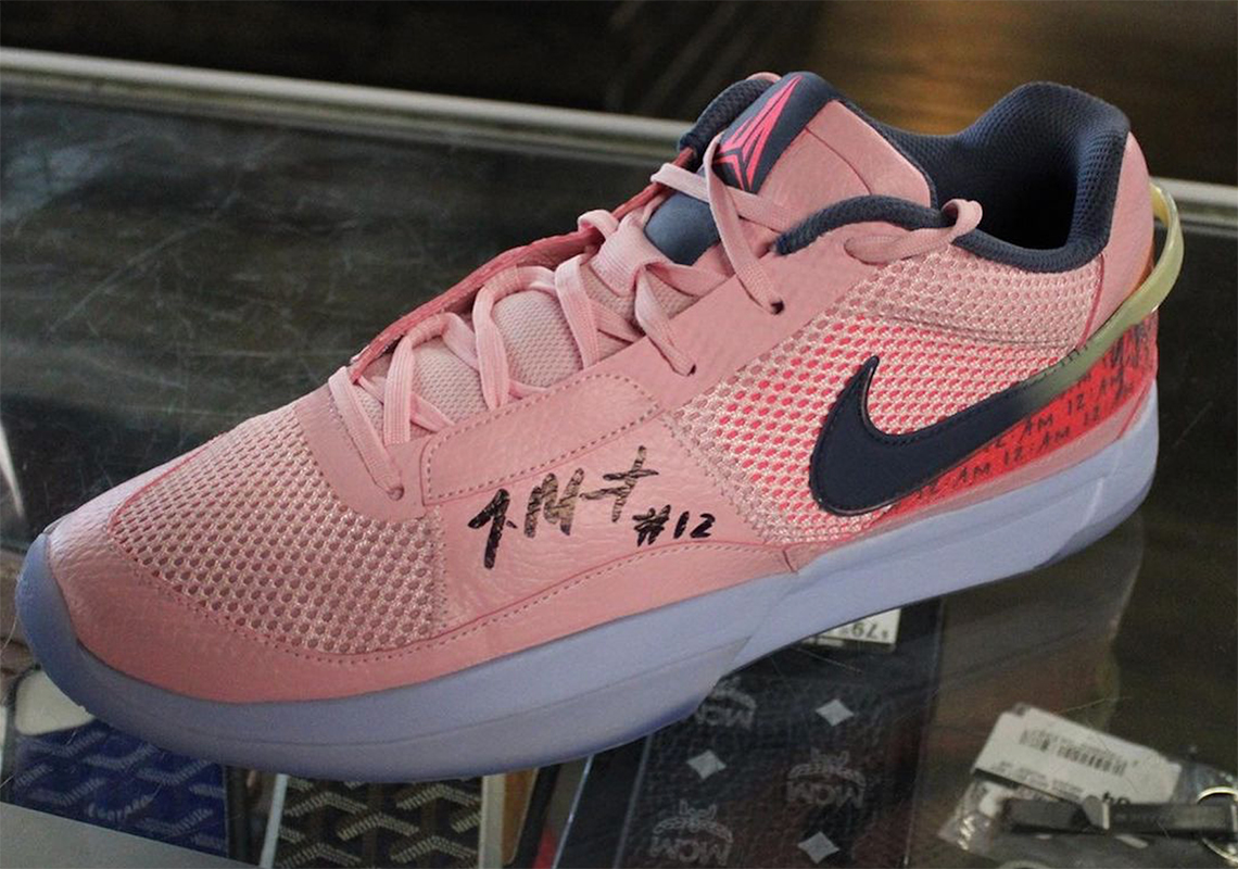 Up Close With The Nike JA 1 Autographed By Ja Morant For Lucky Fan