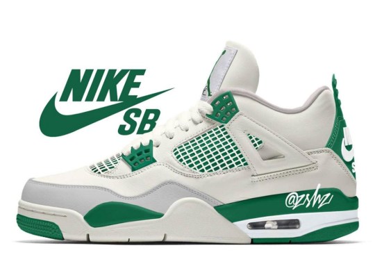 Nike SB x Air Jordan 4 "Pine Green" Expected To Release This March