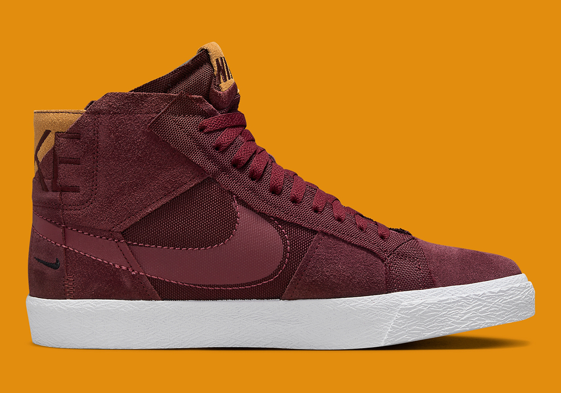 nike sb blazer mid maroon DV7898 600 2