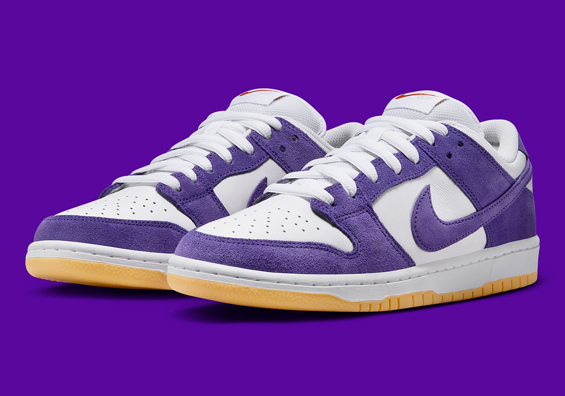 Purple Suedes Appear On The Nike SB Dunk Low Orange Label