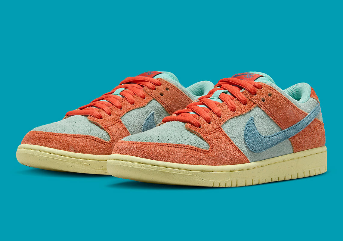 This Upcoming Nike SB Dunk Low Is Constructed Almost Entirely Out Of Suede