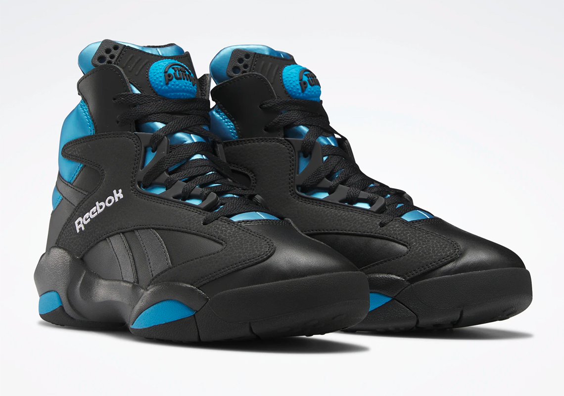 reebok shaq attaq og core black azure footwear white hr0499 3