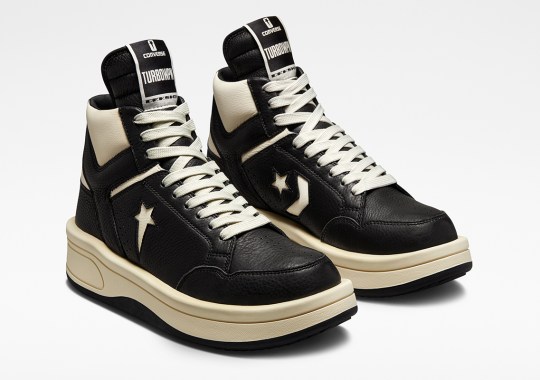 The Rick Owens x all Converse TURBOWPN Returns In A Two-Toned Colorway