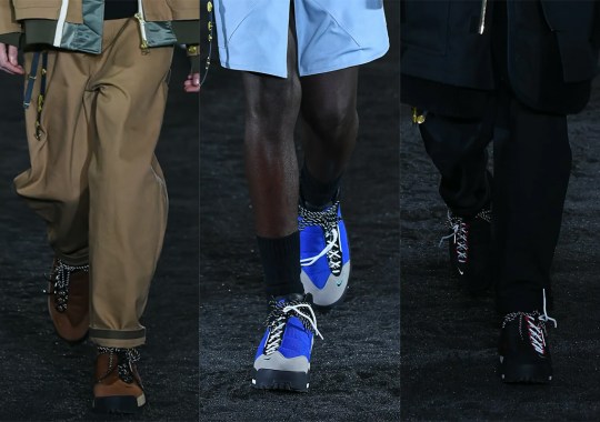 sacai Reveals Three Colorways Of Their Nike Air Footscape Collaboration At Paris Fashion Week