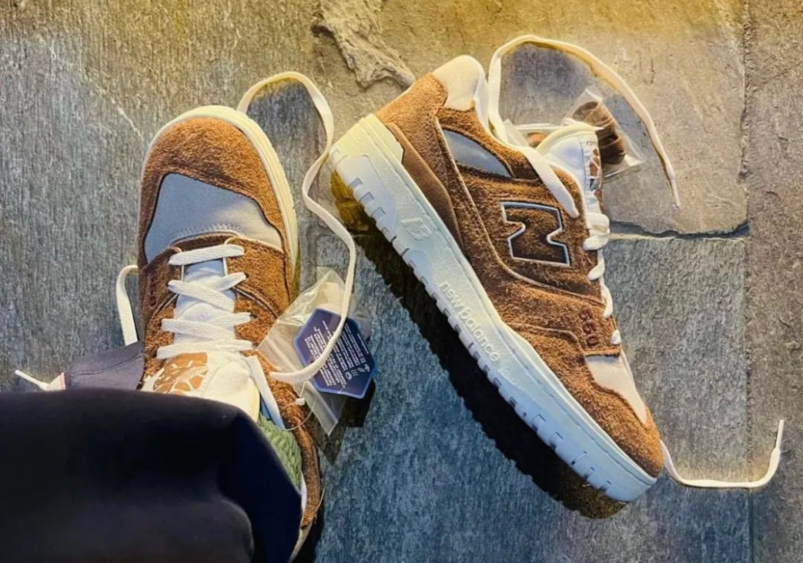 Aime Leon Dore New Balance 550 Brown Suede 2023 02