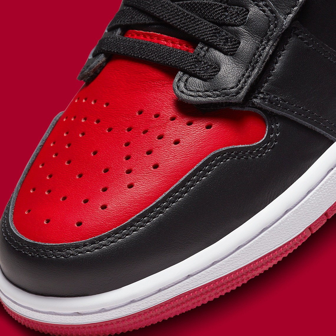 Air Jordan 1 Low FlyEase Black Gym Red DM1206-066 | SneakerNews.com