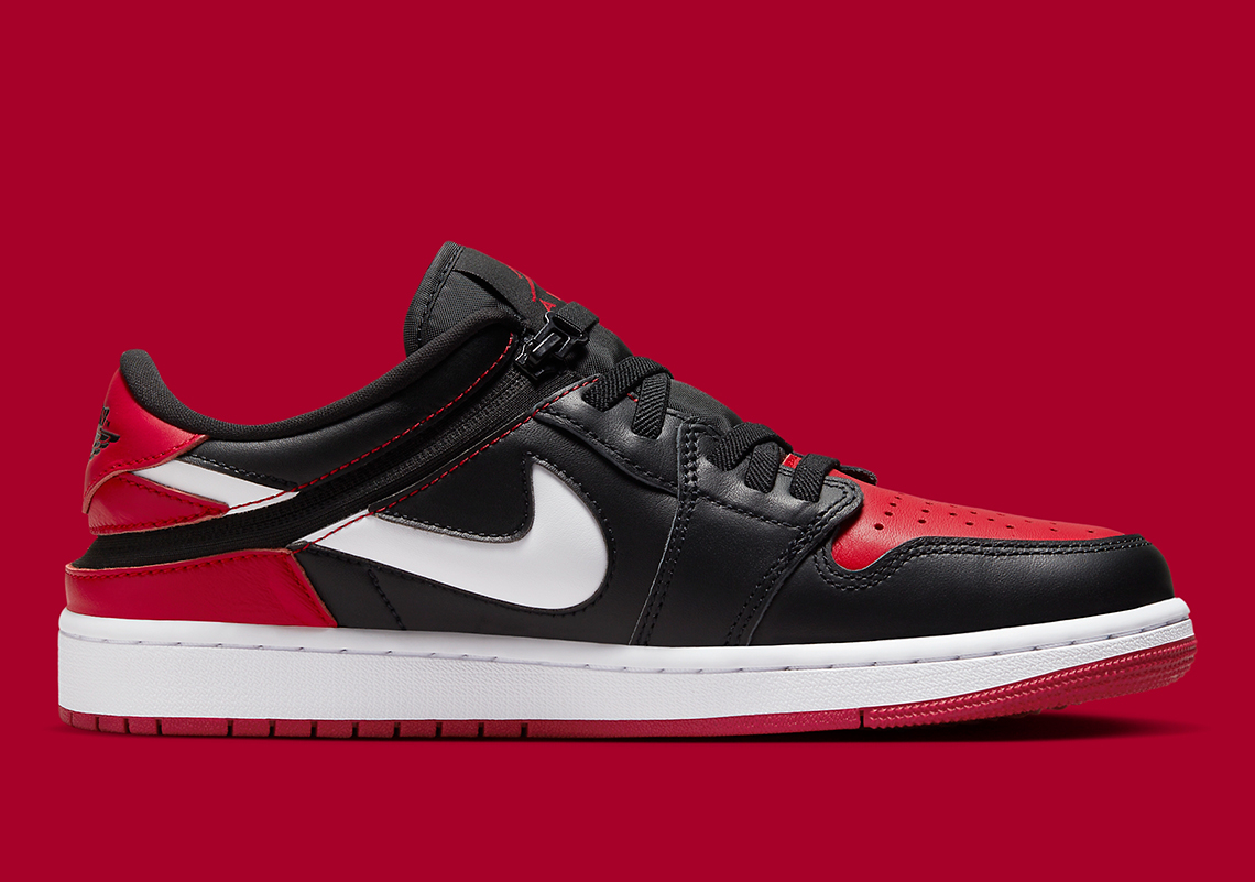 Air Jordan 1 Low FlyEase Black Gym Red DM1206-066 | SneakerNews.com