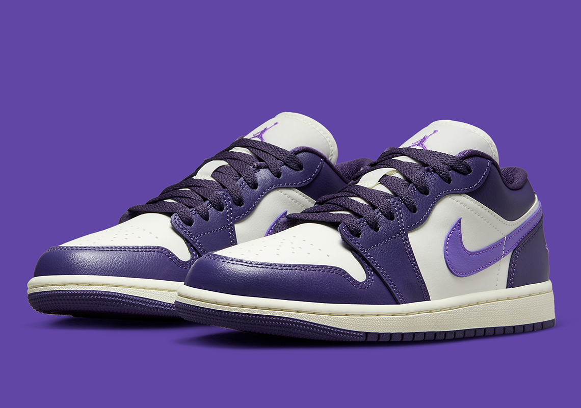 Air Jordan 1 Zoom CMFT Anthracite Low Purple White Dc0774 502 6