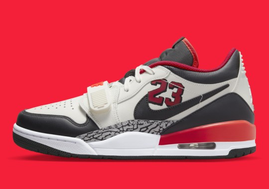 This Chicago Bulls-Friendly Jordan Legacy 312 Low Features New "23" Branding On The Sides