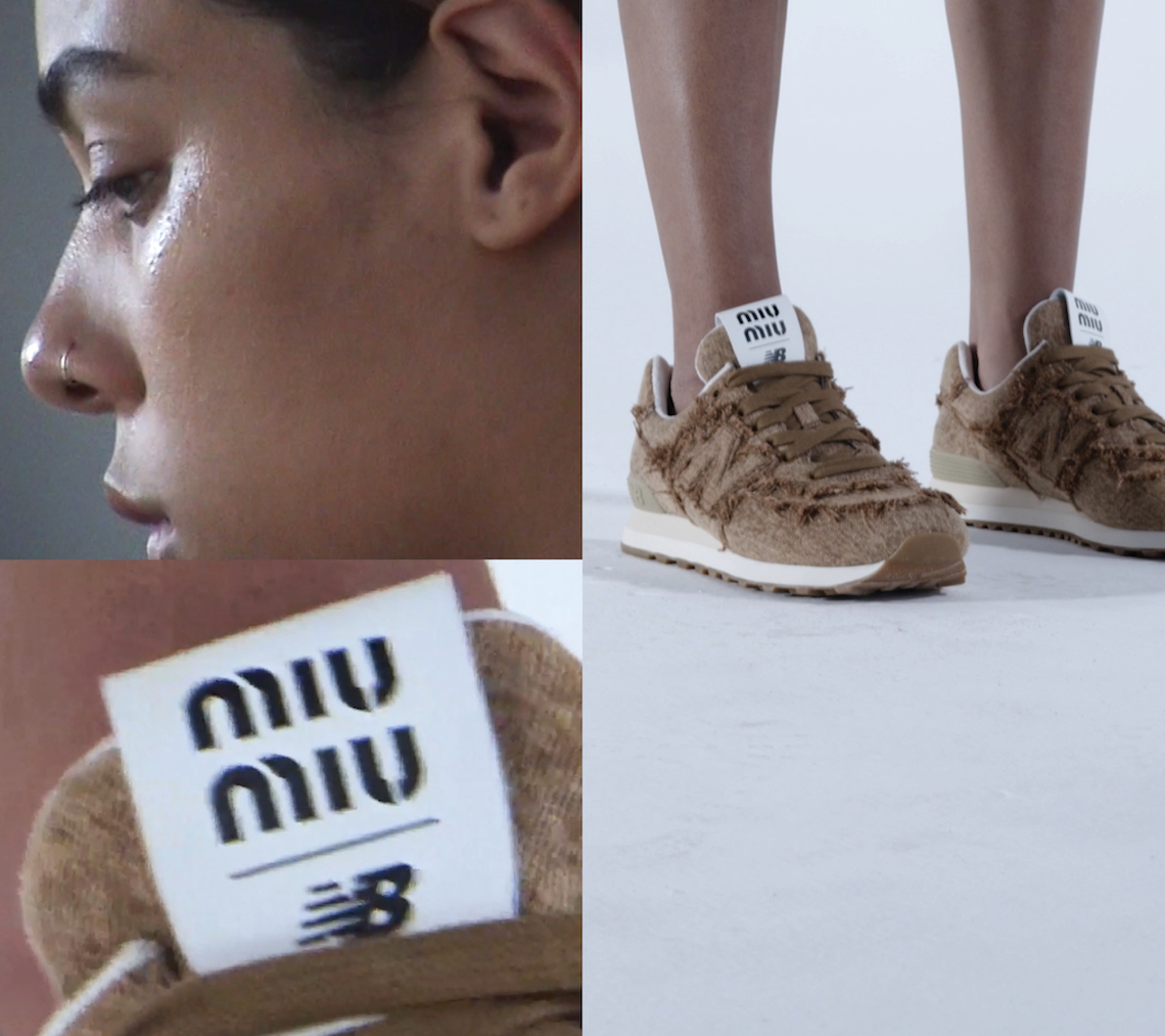 Miu Miu logo lettering compact wallet