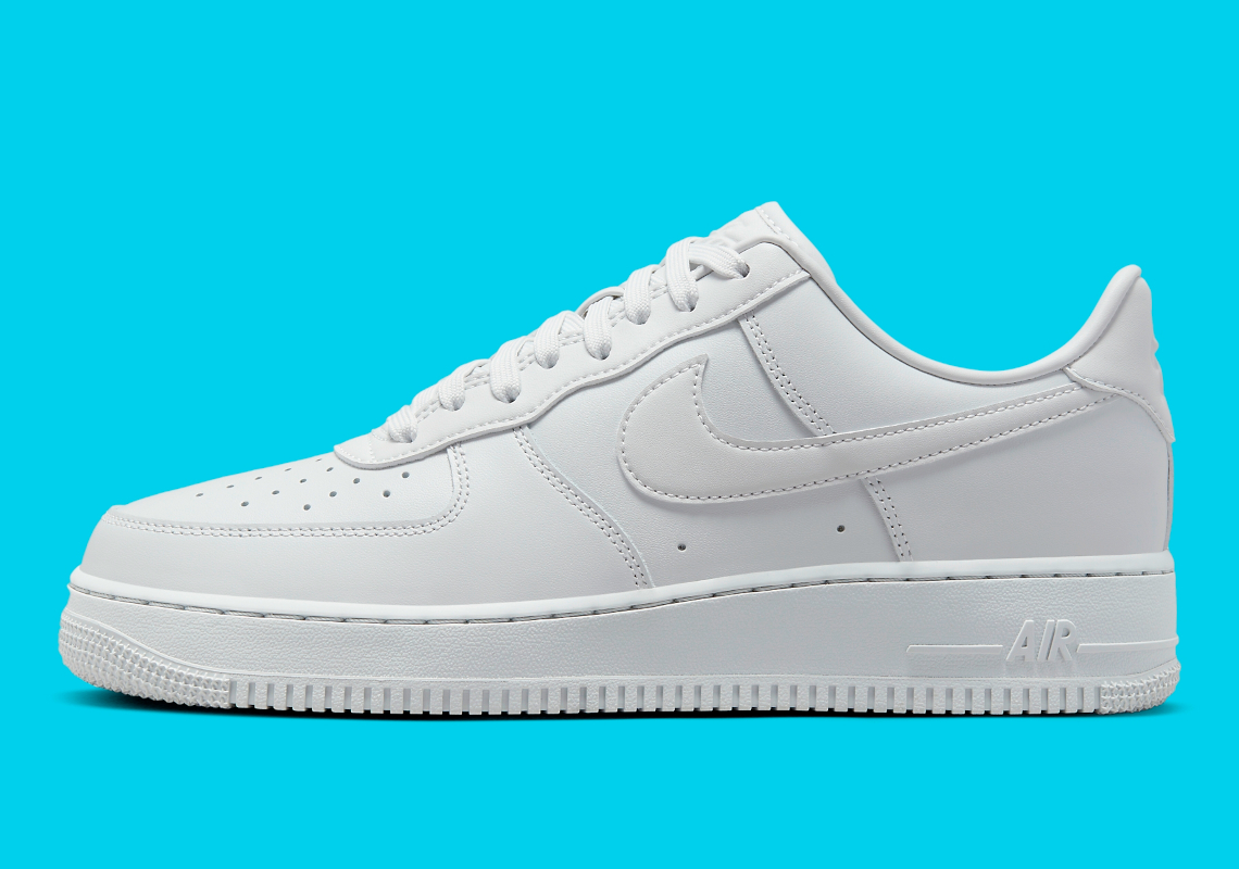 Nike Gives The All-“White” Air Force 1 Low Debossed Logos