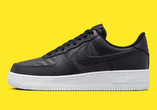 The Nike Air Force 1 Low Nylon Takes On A Classic “Black/White” Look