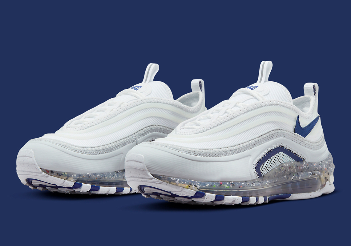 Nike air max 97 white cheap navy