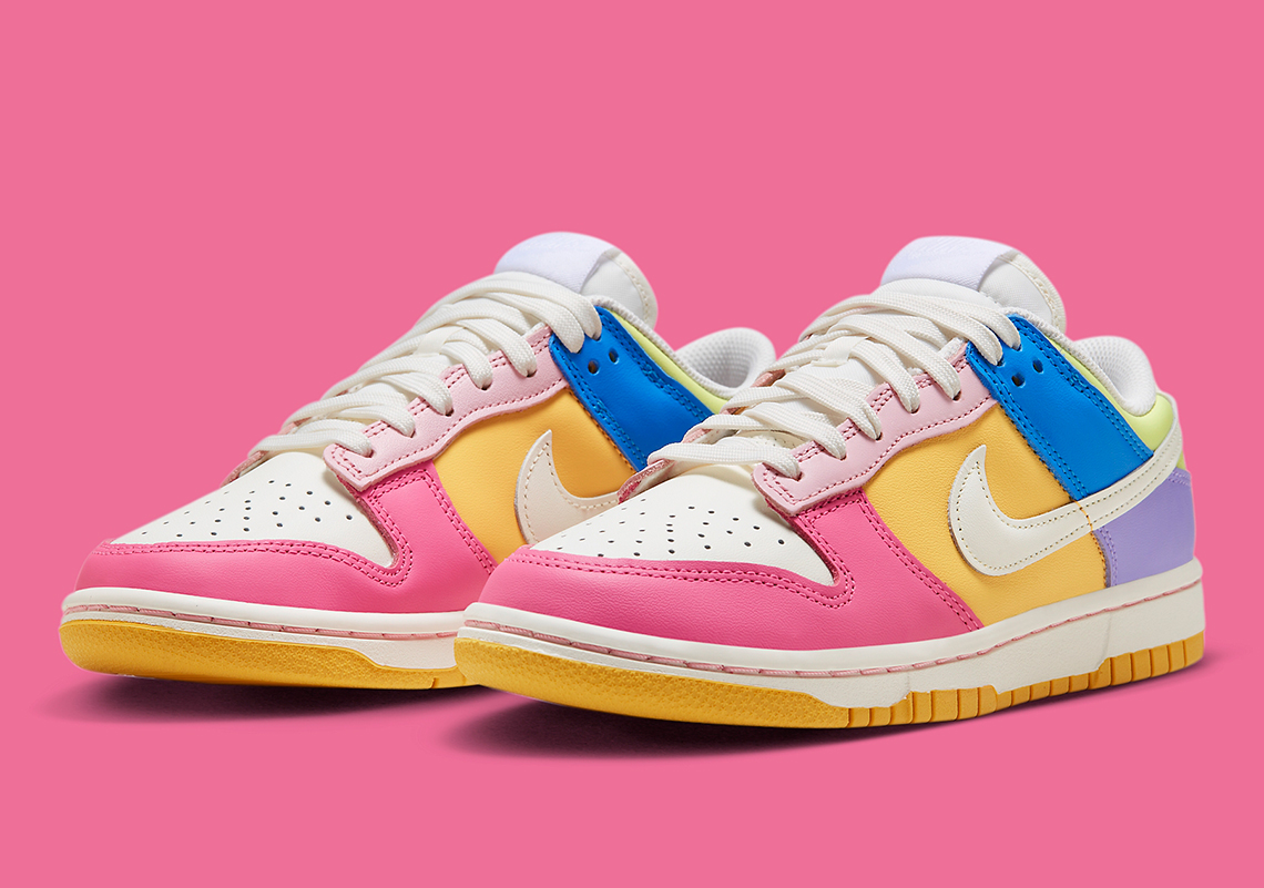 colorful dunks low