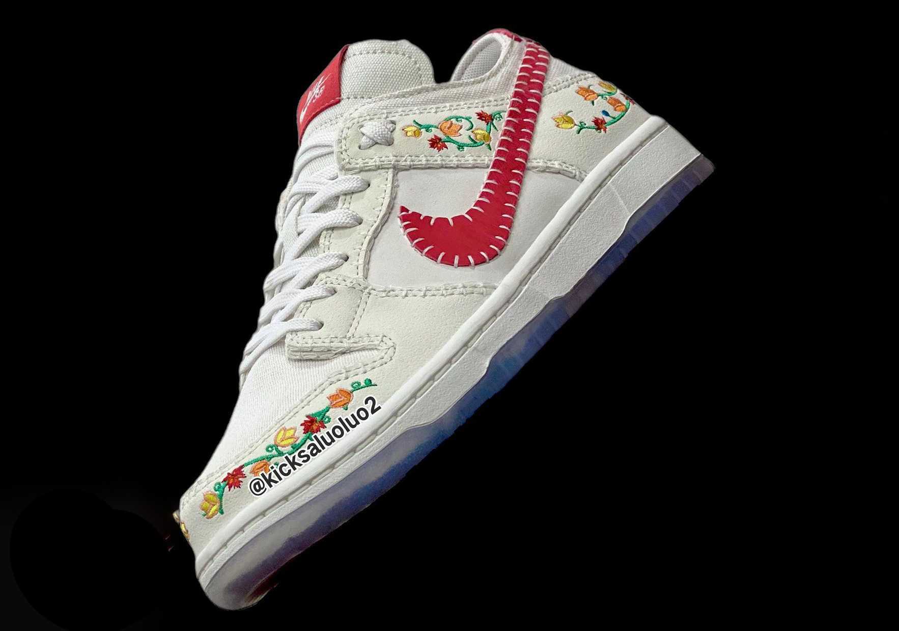 Nike Dunk Low N7 White Red 1