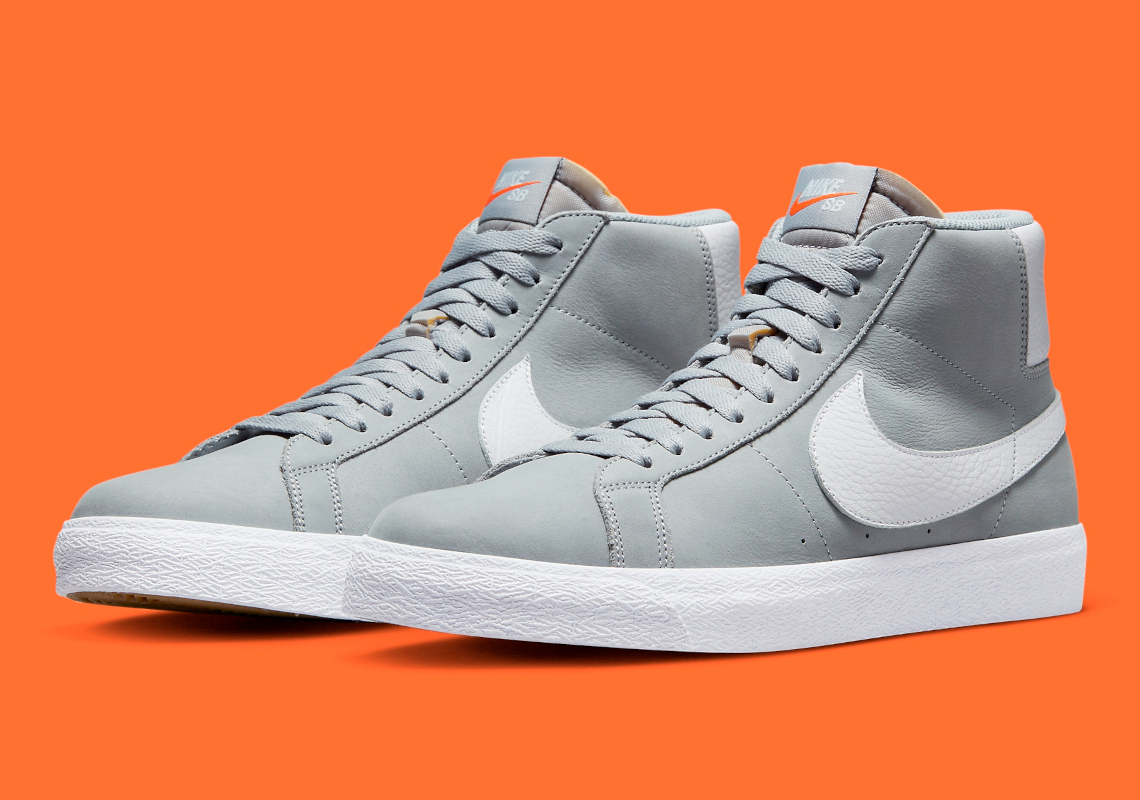 The Nike SB Orange Label Gives The Blazer Mid A Grey Makeover