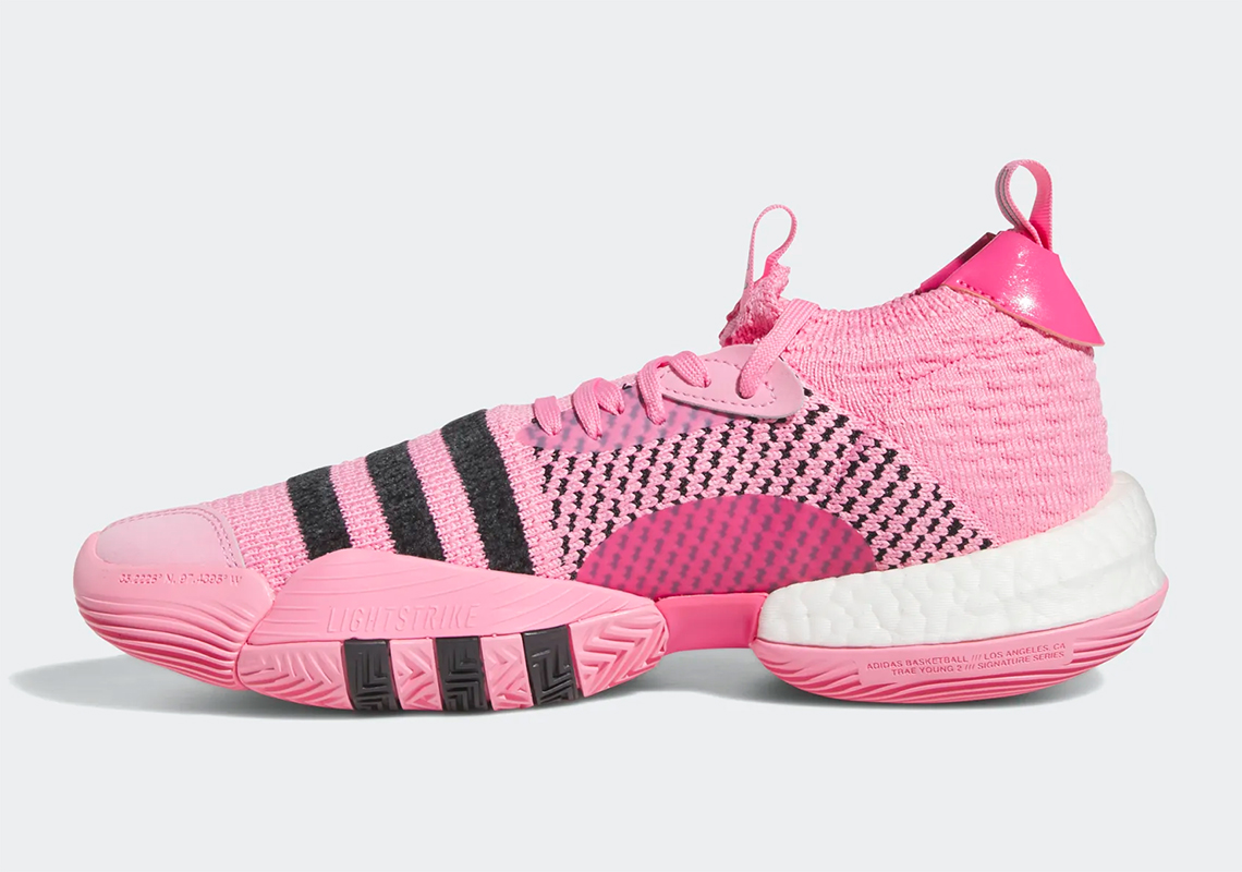 Adidas Trae Young 2 Bliss Pink Core Black Pulse Magenta Ie1667 9