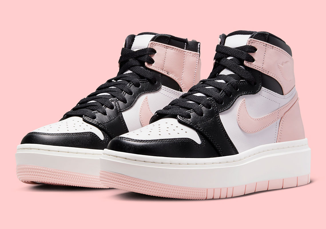 The Air Jordan 1 High Elevate Pairs "Black Toe" Style With Soft Pink Flair
