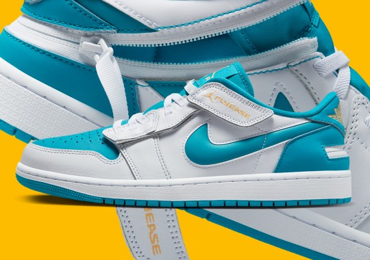The Air Jordan 1 Low Flyease Gets Vibrant With “Aquatone” Flair
