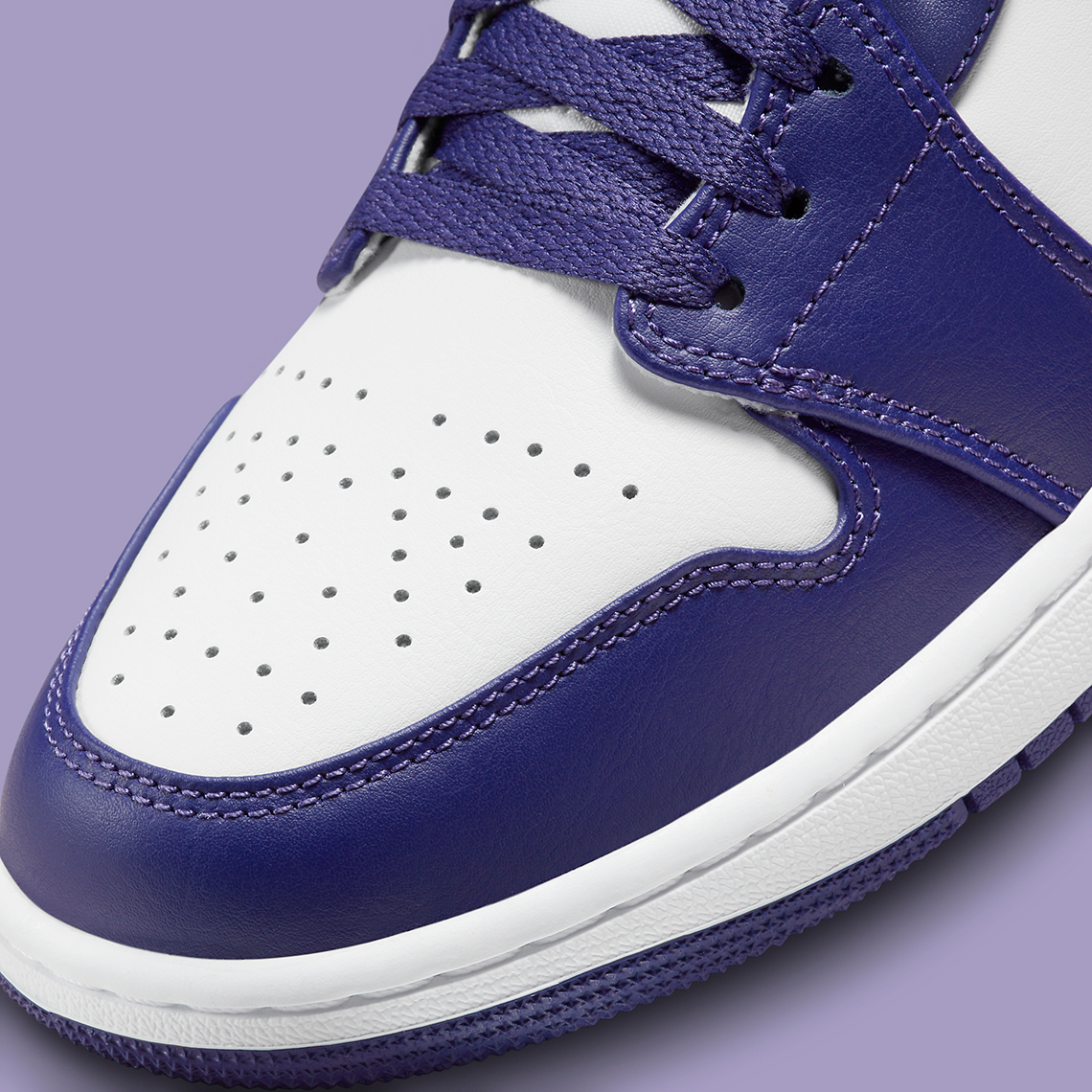 Black Toe Reimagined Jordan 1 Mid Purple Dq8426 515 3