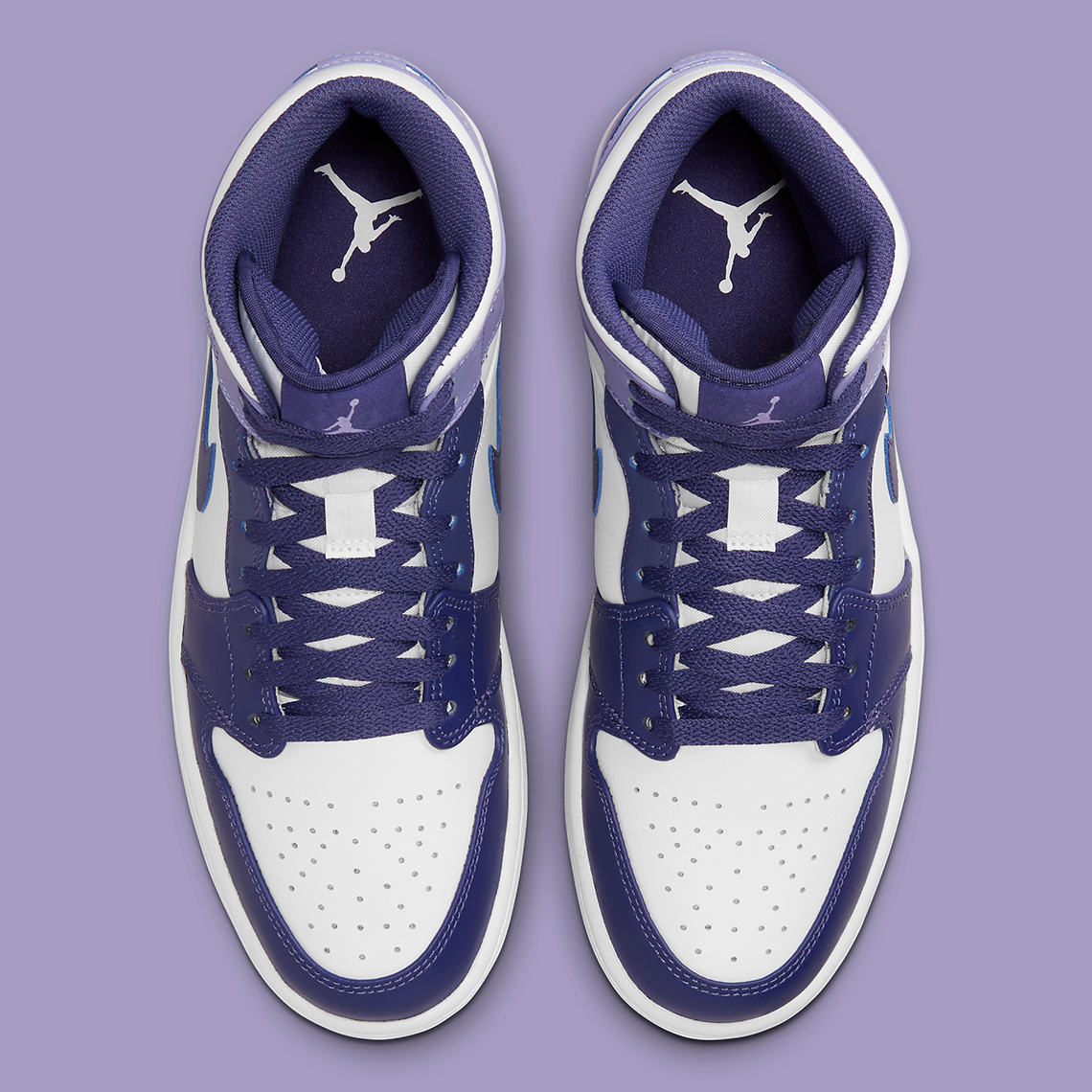 Black Toe Reimagined Jordan 1 Mid Purple Dq8426 515 6
