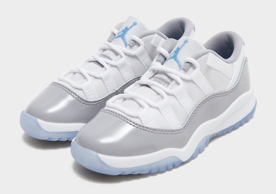 The Air Jordan 11 Low “Cement Grey” Will Release In PS And TD Sizing