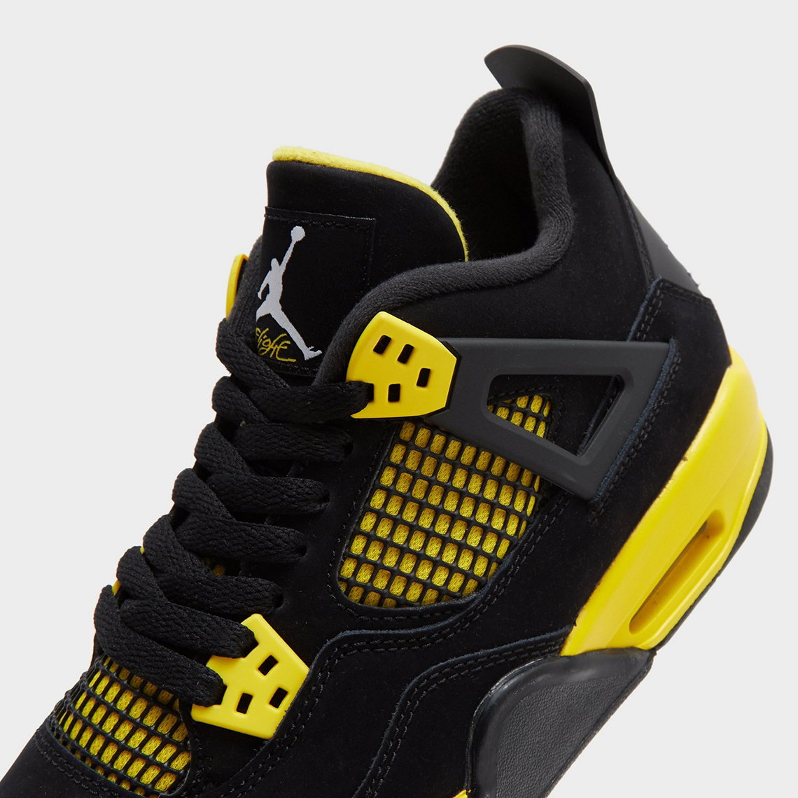 air jordan 4 thunder black stitching 4