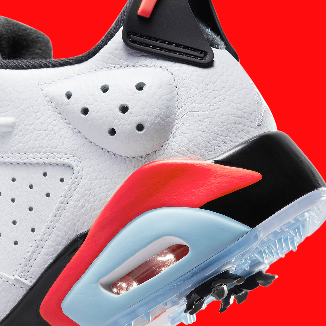 Air Jordan 6 Golf "White/Infrared/Black" DV1376106