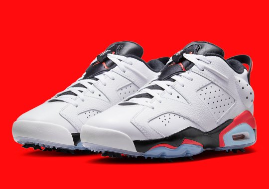 The Air Jordan 6 Low “Infrared” Returns With Golf Tooling