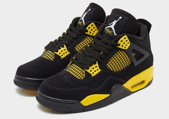 Air Jordan 4 “Thunder” Will Release In Original Specifications (Black Toe Stitching)