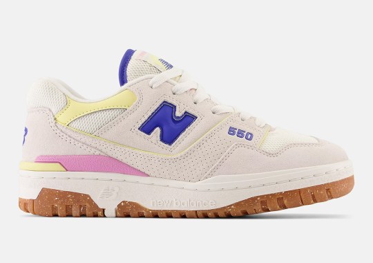 The New Balance 550 Is Now Available In “Sea Salt/Marine Blue”