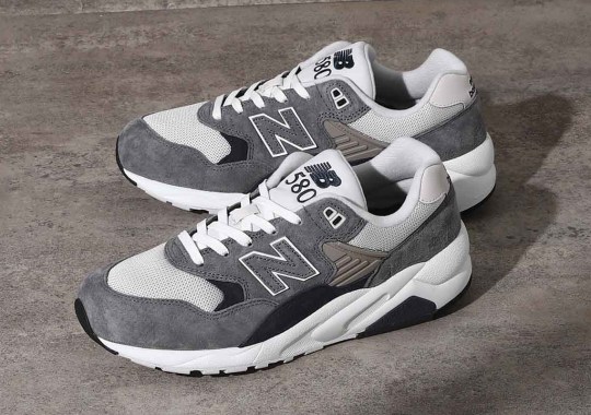 Grey And Navy Suedes Share This New Balance 580