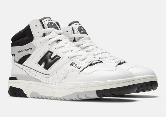 The New Balance 650 Keeps It Simple In White, Black, And Grey