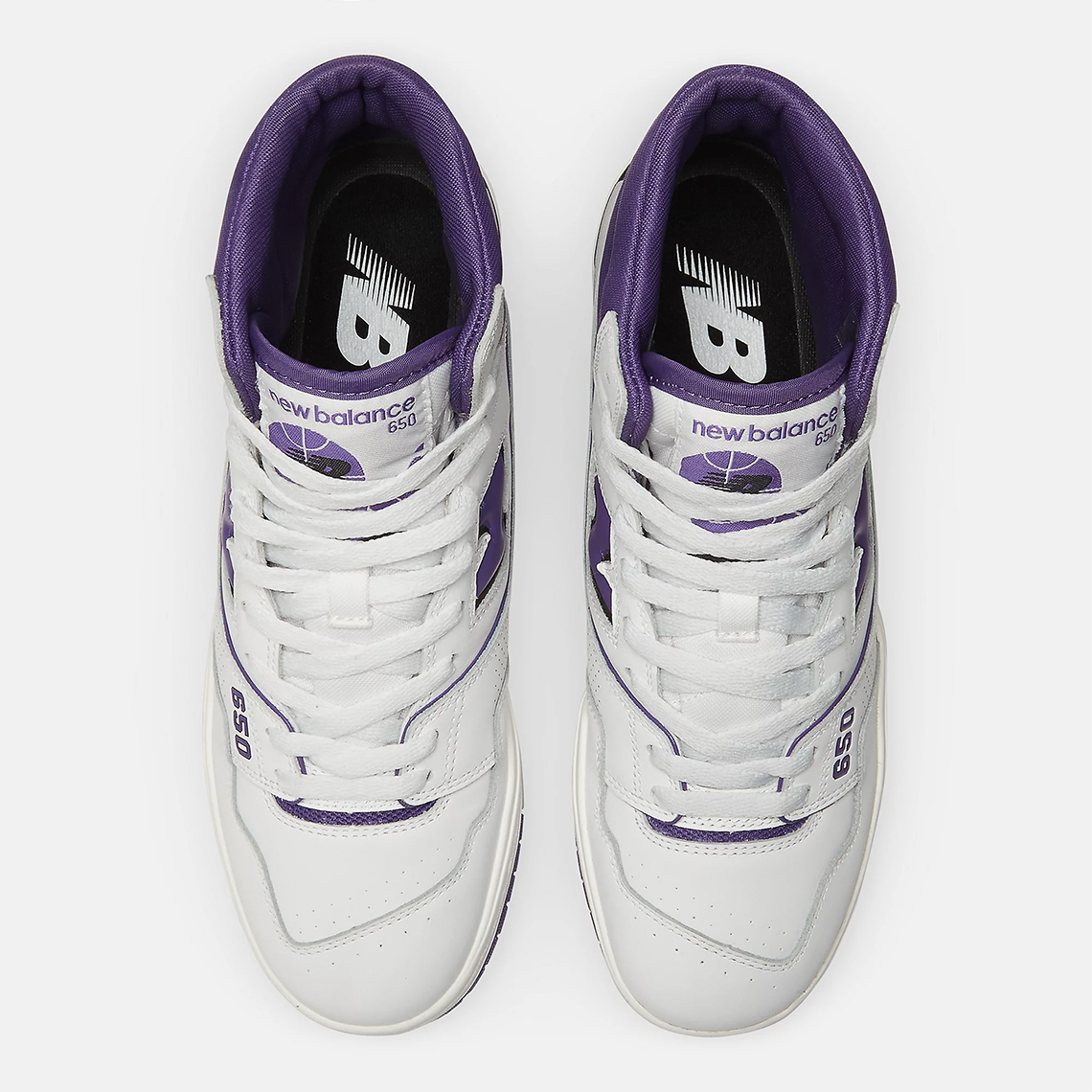 New Balance 650 White Purple Bb650rcg 3