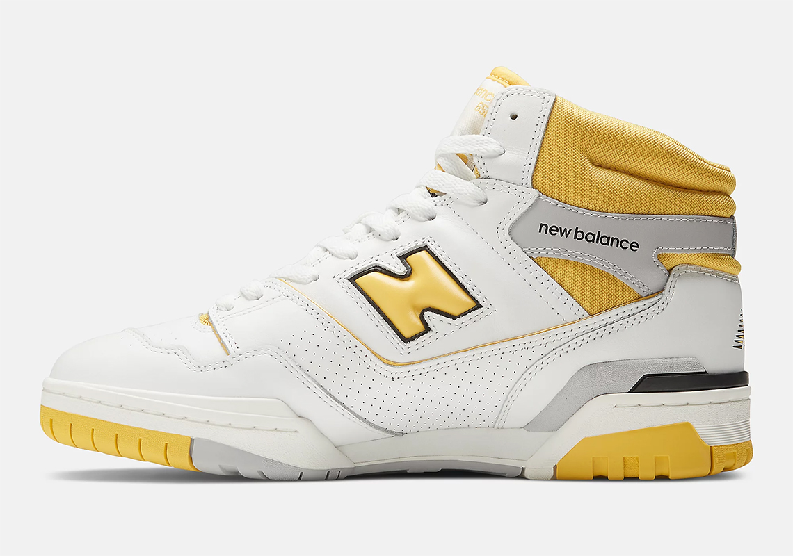 New Balance 650 White Yellow Bb650rcf 5