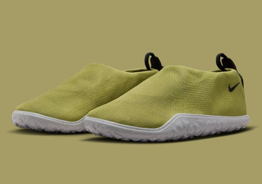 Olive Green Canvas Uppers Land On The Nike ACG Air Moc