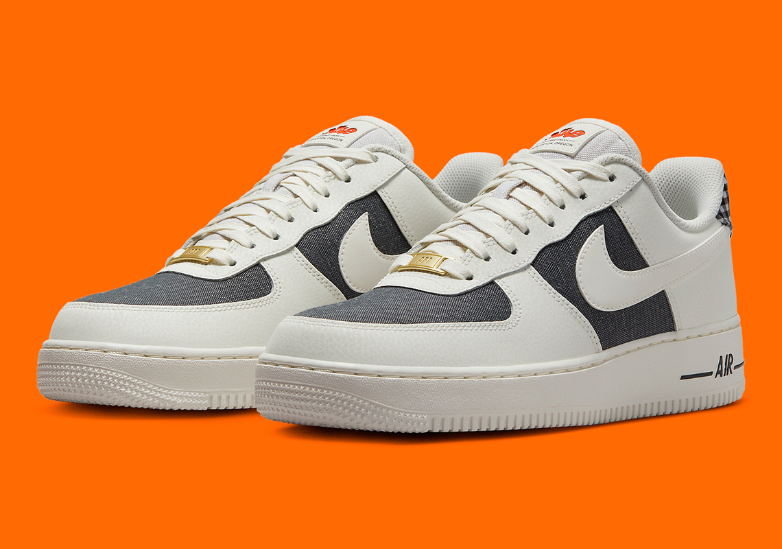 Nike textured swooshes switch up the classic air force Low Designed Fresh 6
