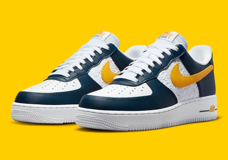 Nike Air TL Force Basketball Shoes Navy Blue Yellow Mens Size 9.5 525226-400 Nike Men main image 4
