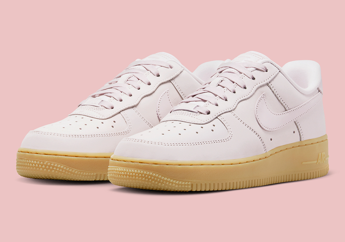 Nike Serves The Air Force 1 In Soft Pink And Gum Soles
