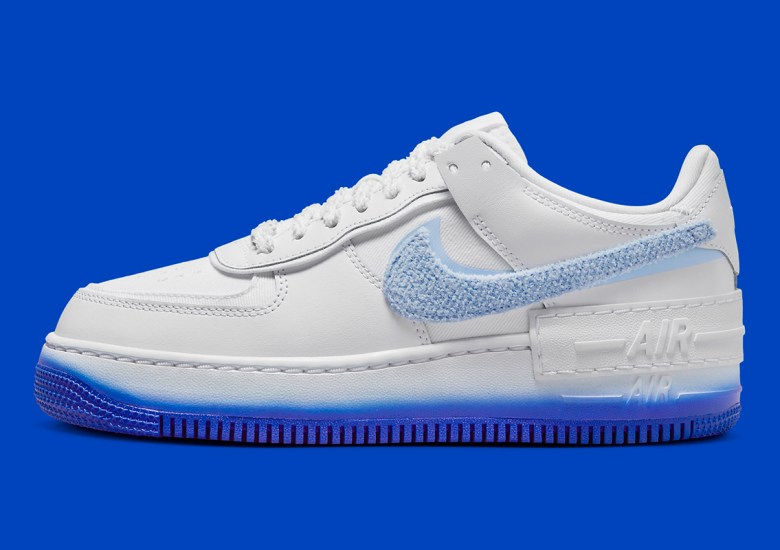 Nike Air Force 1 Shadow White/Royal Tint/Racer Blue Women's Shoe -  Hibbett