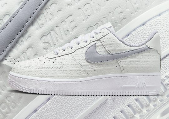 Nike Air Force 1 Low “Since ’82” Features An All-Over Debossing
