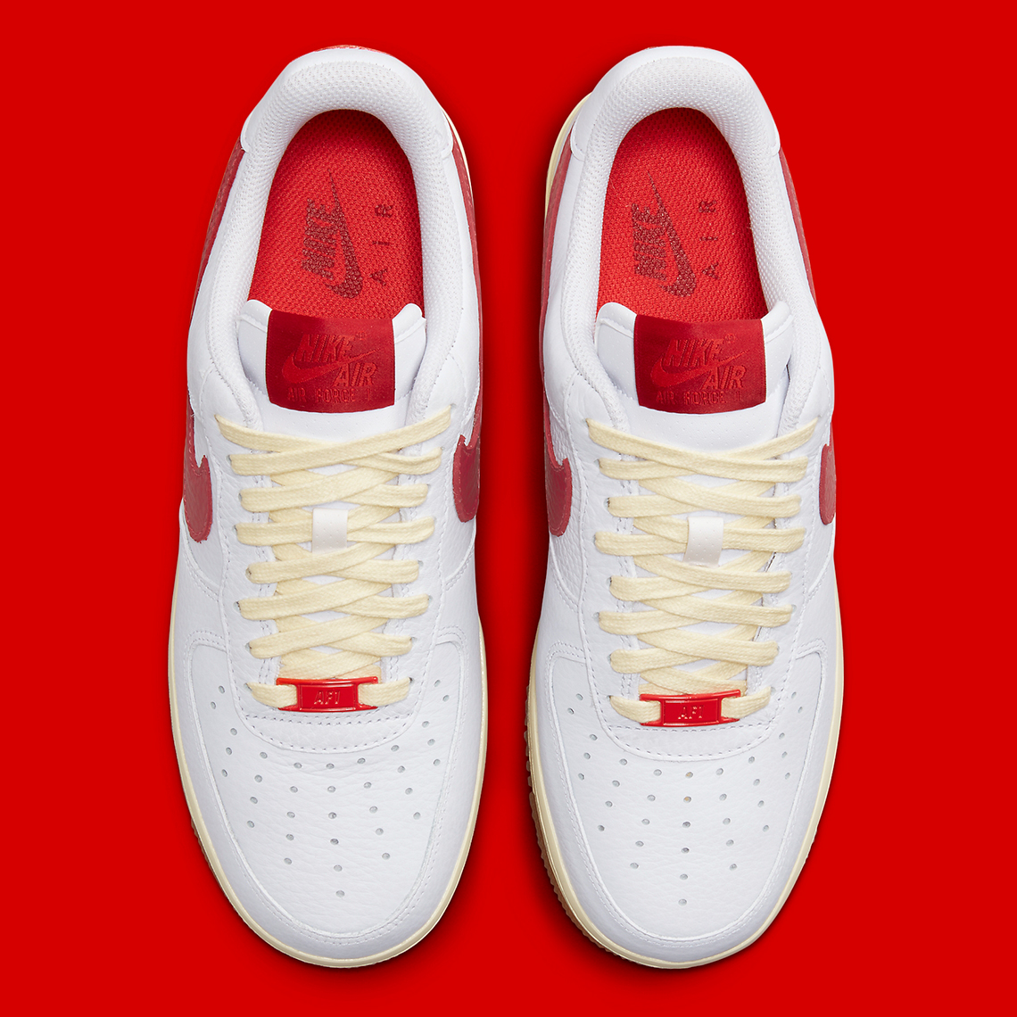 nike air force 1 low white red gum FN3493 100 1