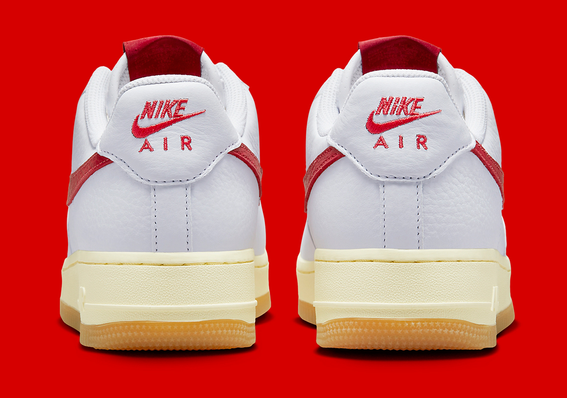 nike air force 1 low white red gum FN3493 100 5
