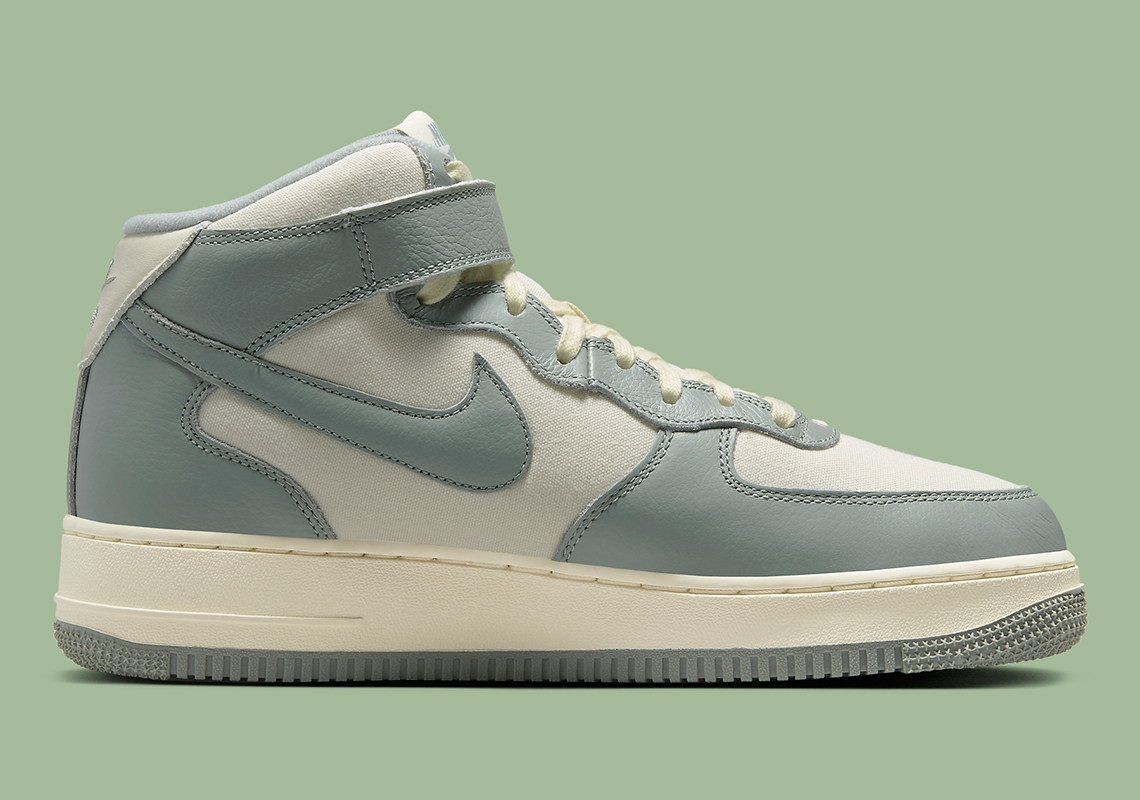 Nike Air Force 1 Mid Mica Green Coconut Milk Fb2036 100 1