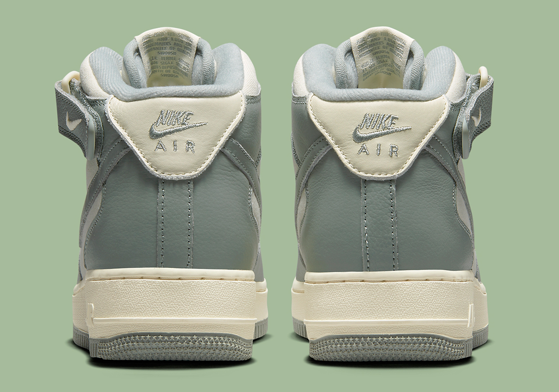 Nike Air Force 1 Mid Mica Green Coconut Milk Fb2036 100 8