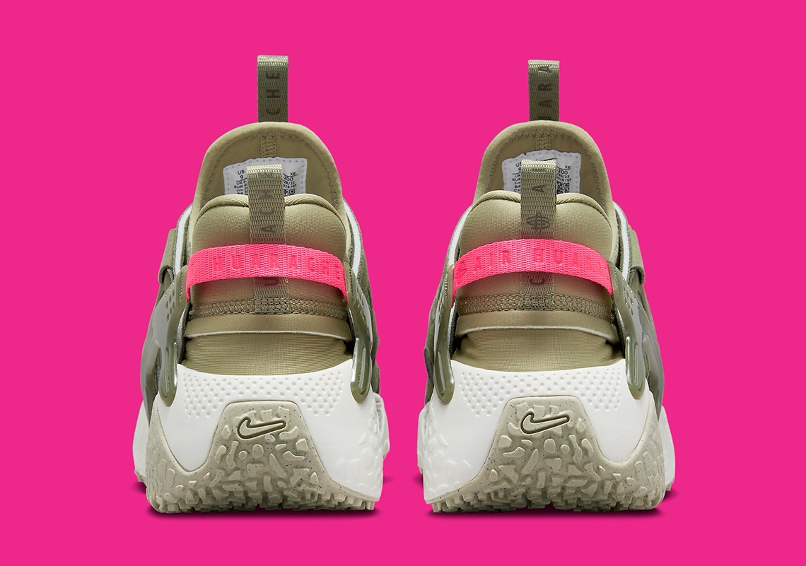 Olive green clearance and pink huaraches