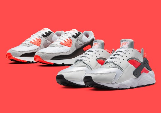 Nike Lends “Infrared” To The Air Huarache Icons