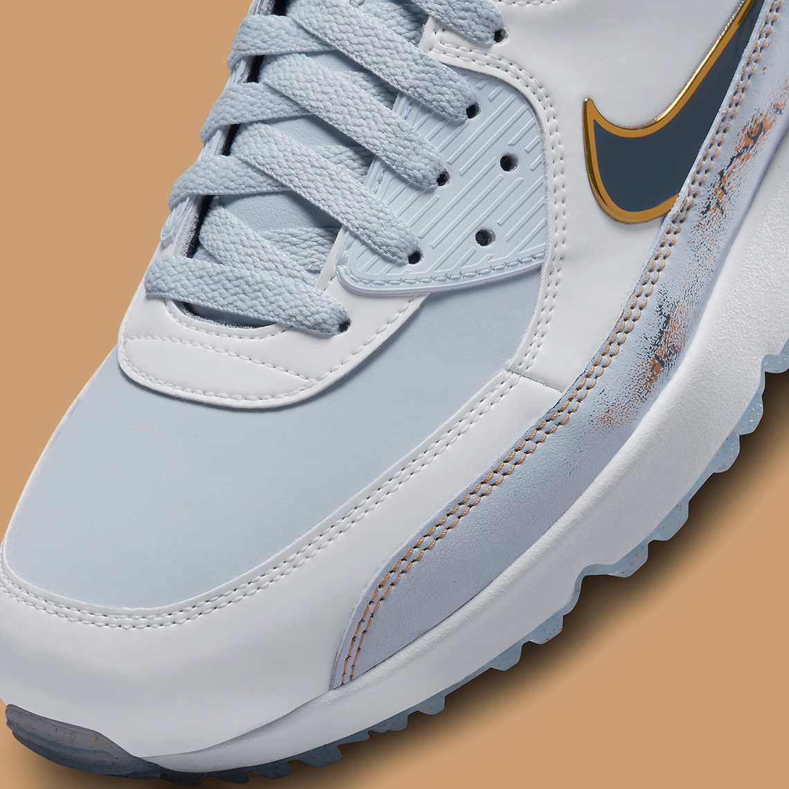 nike air max 90 golf pure platinum coastal blue FB5055 041 2